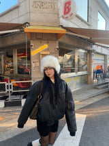 Mix fur hat