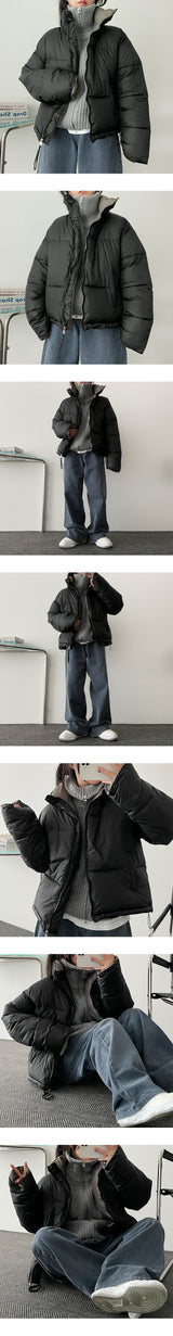 Retodum Two Way High-Neck Twisted Knitted Zip-Up