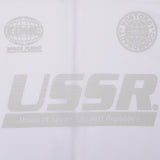 USSRプリントフットボールTシャツ/[UNISEX] USSR Printed Football T-Shirt (WHITE)