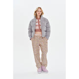 CHERRY KNIT HIGH NECK DOWN [LIGHT LAVENDER]