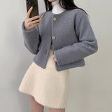 Mubby Tweed Fur Jacket (3 colors)