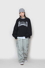 ワイドナイロンカーゴパンツ / wide nylon cargo pants