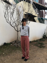 Mood basic crop t-shirt
