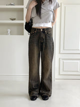 Portner Guze Washed Semi Bootcut Denim Pants