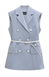 Belted vest 