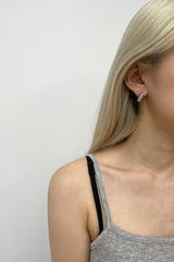 no.24シルバーピアススモール / no.24 earring silver small