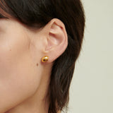 ビーンピアス_18k Gold Plating