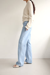 ケイリージーンズ / KALEY JEANS / LONG STRAIGHT DENIM PANTS