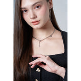 CIRCLE LINE DROP EARRING (6618487816310)