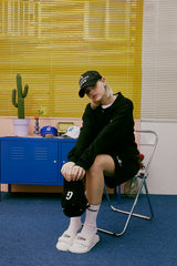 クラックメッシュキャップ / CRACK MESH CAP (black)