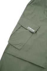 Khaki balloon cargo pants