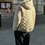 ASCLO Quilting Short Hood Jacket (2color)
