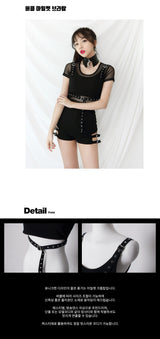 アイレットブラトップ / TOP(6587) eyelet bra top