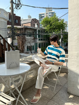 エデンスタンダードフィットデイリーコットンパンツ/Eden Standard Fit Daily Cotton Pants (3 colors)