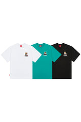 サングラスキャット半袖Tシャツ / VENTIQUE Sunglasses cat T-shirt 3color
