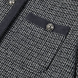 Leona tweed jacket CHARCOLE