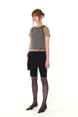 STRIPE SLEEVELESS (GRAY)