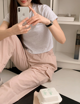 クールクロップ半袖Tシャツ (5color)