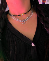 Simple flat silver snake chain