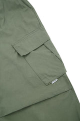 Khaki balloon cargo pants