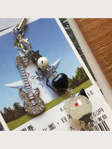 nerd rockstar kitty key-ring