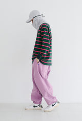 オールドストライプロングスリーブ / BSR2223FWPO028 OLD STRIPE LONG SLEEVE GREEN