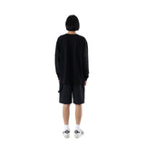 メタルロゴスリーブ / METAL LOGO SLEEVE MSHLS003-BK