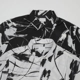 ドローイングショートスリーブシャツ