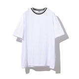 ニットカラーラウンドTシャツ / KNITTING COLLAR ROUND T-SHIRT_WH