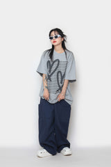 ブラッシュハートショートスリーブTシャツ / Brush Heart Short Sleeve T-shirt