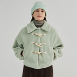 エコファーダッフルジャケット / ECO FUR DUFFLE JACKET (MINT)