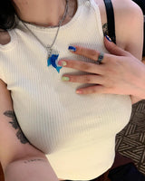 Simple thin two shape chain