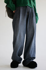 グレーデニムパンツ/no.7707 Gray Denim Pants