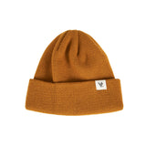 Monogram label beanie