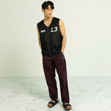 サイドメッシュナイロンパンツ / SIDE MESH NYLON PANTS-WINE
