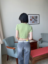 パイロンクロップジップアップ / Pylon Crop Zip Up (3color)