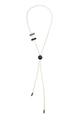 NO.481 [BLACK] CIRCLE CODE LOCK NECKLACE