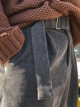 Loop Belted Corduroy Pants (3color) (6657189380214)
