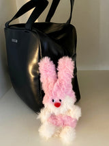 Pink rabbit key ring