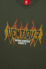 ワールドツアー半袖Tシャツ / VENTIQUE World tour T-shirt 3color