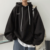 [フリース] ハモボクシーエンブロイダリーフーディ