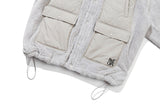 ショルダーキルティングジャケット / SHOULDER QUILTING JACKET_LIGHT GREY