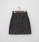 No.372 ノンスパンデニムスカート/No.372 Nonspan denim skirt (2color)