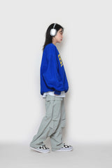 ワイドナイロンカーゴパンツ / wide nylon cargo pants
