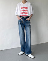 エンボスブルーデニム / TR2450 Embossed Blue Denim (XS ~ L)