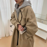 2color UNISEX オーバーサイズマキシトレンチコート / UNISEX Oversized maxi trench coat