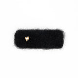 Square Angora Hairpin (Black)