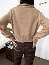 ブラウン ステッチ ブーツカット トラウザー / brown stitch bootcut trousers