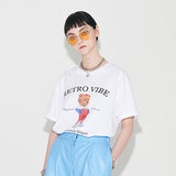 RETRO BEAR OVERFIT LOGO T-SHIRTS (6587990311030)