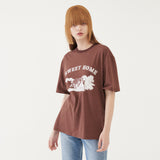 SWEET HOME T-SHORT (BROWN) (6579697418358)